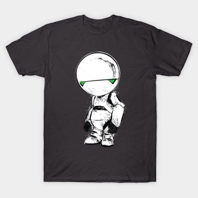 Paranoid Android T-Shirt by DrMonekers